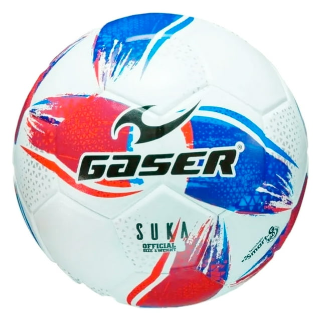 Balón Futbol Original Gaser No. 5 Suka Profesional Azul Rojo Gaser Suka