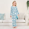 thumbnail image 2 of Rainbow Unicorn Cozy Soft Long Sleeves Top and Pants 2 Piece Cool Pjs Pajamas Set Sleepwear Size 3-11Y, 2 of 6