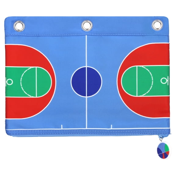 Pen+Gear Basketball Court Binder Pouch, Multicolor