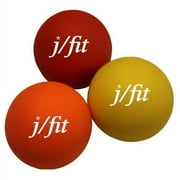 j/fit Set of 3 Muscle Knot Relief Balls - Smooth , 19x9x8