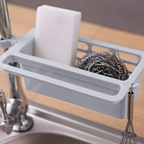 Plastic Kitchen Sink Storage Rack, Foldable Drainage Organizer, Blue Pink Gray Green, 6.88x4.13x2.55in, for Chopsticks & Bowls