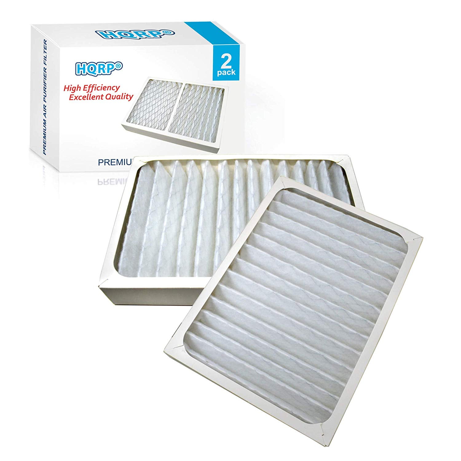 2x HQRP Air Cleaner Filters for Hunter HEPAtech 30057 30059 30067 30078 30079 