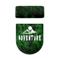 thumbnail image 5 of HELLHERO Round Toilet Lid Dust Cover 2 Pack U-Shaped Cozy, Fern with “ADVENTURE”, 5 of 8