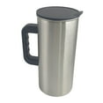 thumbnail image 2 of Jarra de acero inoxidable con tapa, jarra multiusos para bebidas, para agua fría, tetera para té helado, para bar, restaurante, cafetería y cocina. Negro, 2 of 8