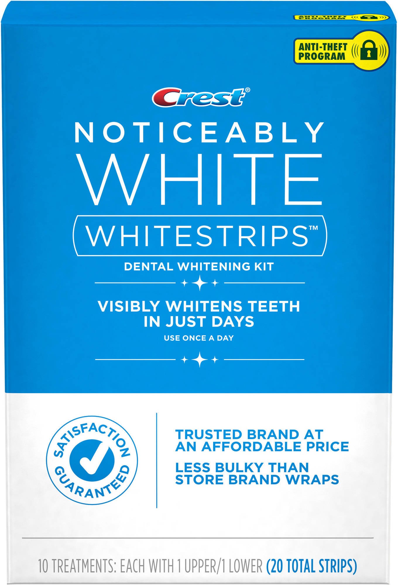 Crest 3D Whitestrips Noticeably White Teeth Whitening Kit, 10 Treatments photo 4