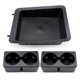 thumbnail image 4 of Bandejas de consola central Portavasos de agua Bandeja negra Cajas de reposabrazos Almacenamiento secundario para GMC 08-13 2010 2011 2012 Soledad Bandeja de consola central, 4 of 10