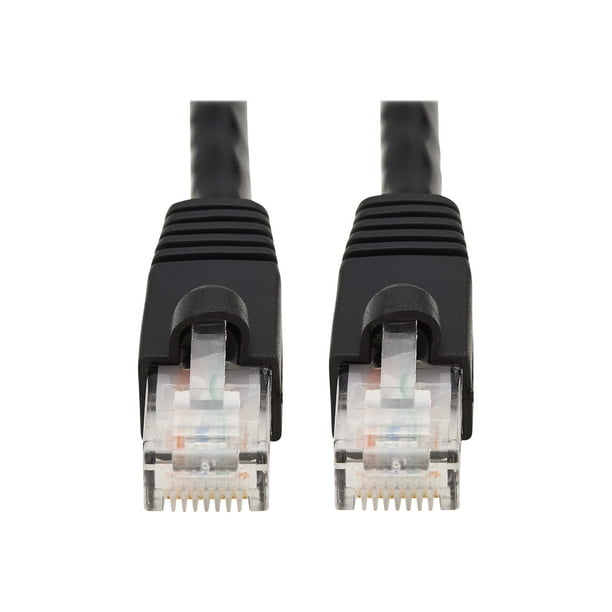 Eaton Tripp Lite Series CAT 6a (RJ45 Snagless Cat6a Black 110 ft 0UTP G Ethernet Cable M/M), (3.05 M) - Câble de Raccordement (DTE) - RJ-45 (M) à RJ-45 (M) - 10 ft - UTP - - IEEE 802.3af - Snagless, stranded - Black