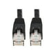 Eaton Tripp Lite Series CAT 6a (RJ45 Snagless Cat6a Black 110 ft 0UTP G Ethernet Cable M/M), (3.05 M) - Câble de Raccordement (DTE) - RJ-45 (M) à RJ-45 (M) - 10 ft - UTP - - IEEE 802.3af - Snagless, stranded - Black – image 1 sur 4