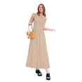 thumbnail image 5 of Women'S Summer Sleeveless Maxi Dress One Shoulder Casual Slim Swing Pleated Formal Dresses with Pockets Color XL, 5 of 9