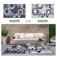 DEORAB Outdoor Rug for Patio Clearance,5'x8' Waterproof Mat,Reversible