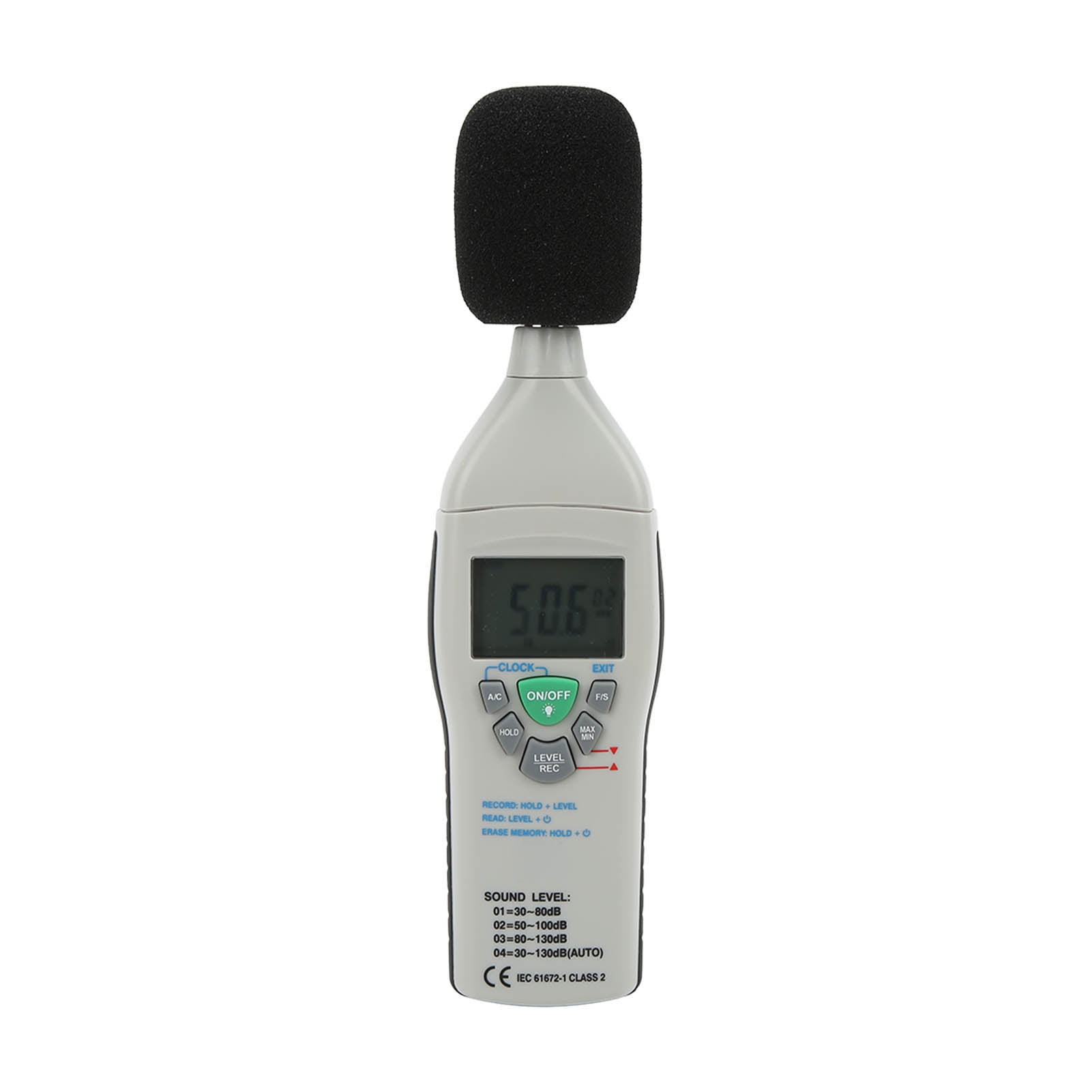 Noise Tester, Noise Measure Device 30dB130dB Handheld Decibel Meter
