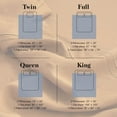 thumbnail image 5 of Simple&Opulence 100% French Linen Sheet Set Breathable and Durable for Hot Sleepers Bed Sheets 4 Pcs Set-1 Flat Sheet,1 Fitted Sheet,2 Pillowcases-with Hemstitch Lace and Embroidery (Rust, Full), 5 of 8