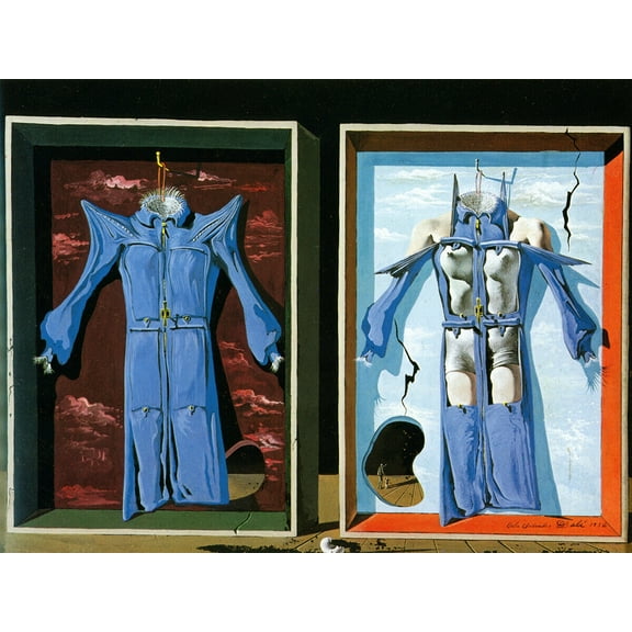 "Night And Day Clothes, Dali - CANVAS or PRINT WALL ART"