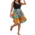 thumbnail image 4 of WellSize Plus Size Women Tank Dresses Summer Sleeveless Crew Neck Sundresses Casual Beach Dress with Pocket, 4 of 8