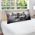 thumbnail image 5 of Coolnut Wild Wolf Plush Pillow Case, Zippered Bed Pillow Pillowcases, Super Soft and Cozy Pillowcase Covers for Sleep Decor Giftsation - Standard Size 20x26in, 5 of 7