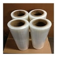 thumbnail image 2 of Stretch Wrap 4 Roll Set - 18" x 1500' Heavy Duty Moving & Packing Film - Self-Adhesive Pallet Wrap for Shipping, Storage, Boxes - Hand Use or Dispenser, 2 of 2