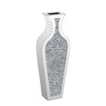 thumbnail image 6 of SHYFOY Glam Mirrored Glass Floor Vase with Crushed Diamond Inlay for Living Room, 6 of 8