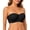 Black, variant on Strapless Bras for Women, Wireless Seamless Anti-Slip Jelly Support Bandeau Bra,Invisible Smoothing Push Up