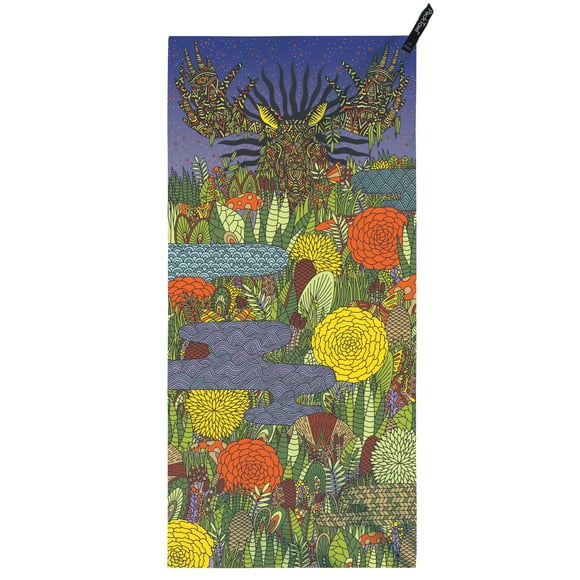 PackTowl Personal Ultralight Microfiber Camping and Travel Towel, Mystic Moose Print, Body