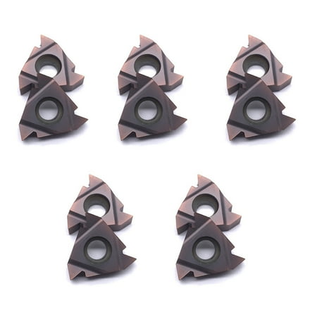 

10Pcs MMT16IR AG60 VP15TF Carbide Blade CNC Lathe Milling Cutter Turning Blade Machine Tool Attachment 16IR AG60 VP15TF