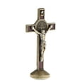 thumbnail image 6 of Crucifix Statue Cross Figurine Chaple Home Wall Decor Ornament Bronze, 6 of 6