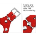 thumbnail image 5 of Arnés para perros, bandolera ajustable con anilla metálica, bandolera acolchada y cómoda para cachorros y perros de razas pequeñas para pasear, rojo, L, 5 of 5
