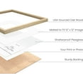 thumbnail image 2 of Haus and Hues Solid Oak Wood 16”x16” Picture Frames Matted to 12”x12” Set of 3 - Beige Square Frames 16x16, 16 x 16 Print Frames, Natural Wooden 16x16 Picture Frames Square (Beige Oak Frames), 2 of 5