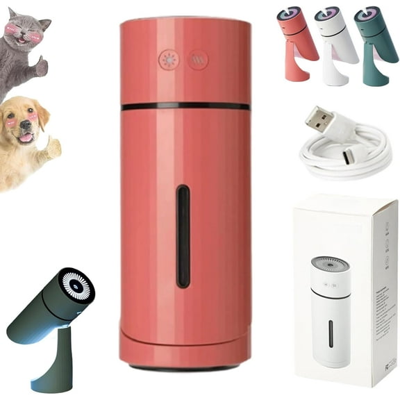 Pawbreath 2.0 Dog Humidifier, 2025 Upgraded Paw Breath 2.0 Humidifier, Pet Friendly Quiet Mist Humidifier, 90 Adjustable Spray, USB Rechargeable, Creates a Safe,Moisturized Environment for Dogs