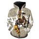 thumbnail image 1 of Sudadera con capucha y cremallera para hombre, diseño de astronauta de dibujos animados, con estampado 3D, ideal para primavera de 2024. Sudadera unisex de manga larga., 1 of 6