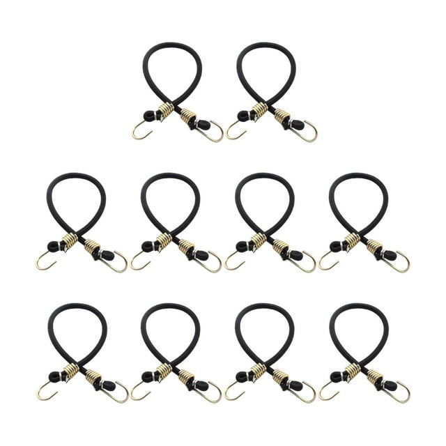 10x cordones elásticos correa de equipaje correas de embalaje portátiles correa de tracción elástica para accesorios de viaje mochilero vacaciones al A