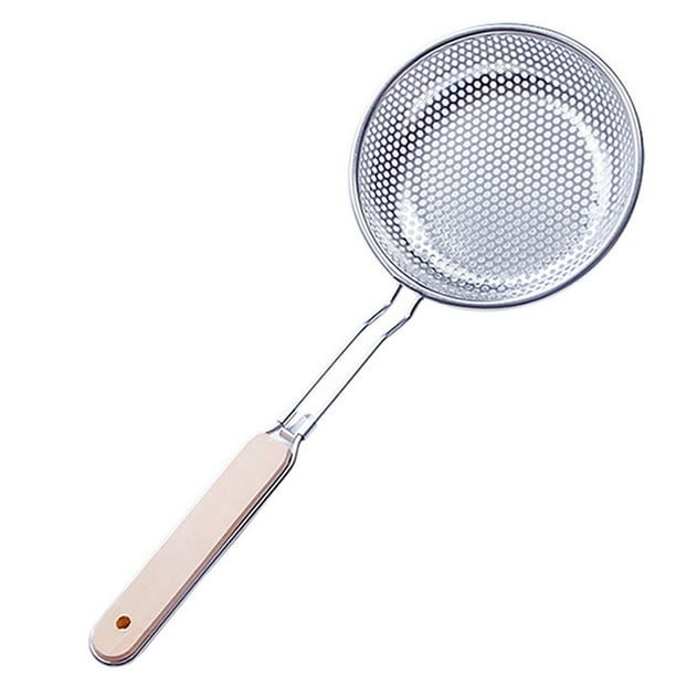 Naiovety Cuchara coladora, filtro de aceite de acero inoxidable, cuchara colgante para freír, espumadera para cocina, fideos, pasta, colador de cuchara Cocina y Comedor 20# Naiovety HA000750-04