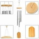 thumbnail image 3 of Carillones de viento de tubos de bronce, carillones de viento de madera de 70 cm con 6 tubos huecos de aluminio Carillones decorativos colgantes para exteriores para adornos Patio Jardín Hogar, 3 of 4
