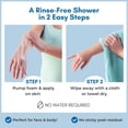 thumbnail image 3 of Limpiador espumoso sin enjuague Nurture | Jab&#2013265923n de ducha y ba&#2013265921o sin agua con aloe para piel sensible y seca | Mujeres, camping, personas mayores y pa, 3 of 9