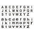 thumbnail image 1 of 2 Sets Kids Alphabet Stencil Capital Lowercase Drawing Template Painting Stencil, 1 of 10