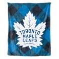 thumbnail image 1 of Toronto Maple Leafs LNH Couverture en Flanelle Ultra-Douce à Carreaux (50 Pouces par 60 Pouces), 1 of 3