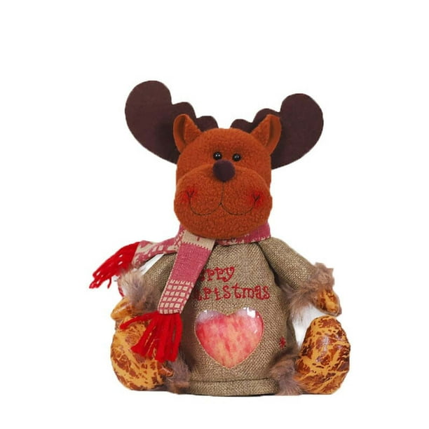 Cierre de cremallera de bolsas de regalo de Navidad | Sacos reutilizables de lino para golosinas navideñas 7,5x11,5 pulgadas | Patrones monos de muñecos de nieve de Papá Noel | Almacenamiento de