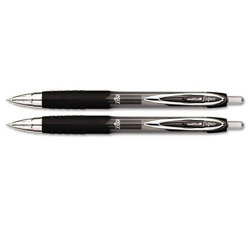 Sanford 33953, Uni-Ball Signo Gel 207 Retractable Pen, Black, 2 Pens Per Order
