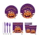 thumbnail image 2 of Juego de 60 Platos, Vasos y Cubiertos Desechables de Papel para Fiesta de Halloween | Vajilla Ecológica Biodegradable | Vajilla Ligera y a Prueba de Fugas para Niños y Adultos En Eventos Al Aire Libr, 2 of 6