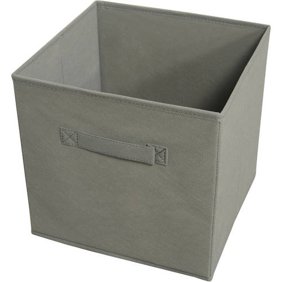 System Build 6 Pack Storage Bins Cube Organizers Canvas Baskets