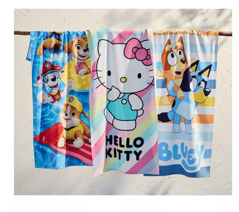 Hello Kitty Striped Beach Towel