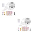 thumbnail image 4 of kurtrusly Blow Bubble Double Sided Tape DIY Crafts Multipurpose Tape Sticky Creative Style C 2Set, 4 of 6