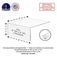thumbnail image 6 of 4 Pack Acrylic Shelf Talker 8" Wide by 3" High for Product Features QR Codes and UPC Labels Clear Side Loading Moveable Branding and Product Highlights Sign Holder, 6 of 8
