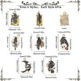 thumbnail image 2 of 24Pcs Gothic Charms Bulk Crow Charms Enamel Raven Black Bird Skull Scary Halloween Skeleton Charm for Jewelry Making, 2 of 8