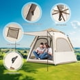 thumbnail image 3 of Naipo Instant Setup Cabin Tent 4 Person Tent with Water-Resistant Rainfly, Big Tent for Outdoor and Carrying Bag, Easy Setup for Camping/Family Picnic Camping, 20 Seconds Instant Setup, 3 of 10