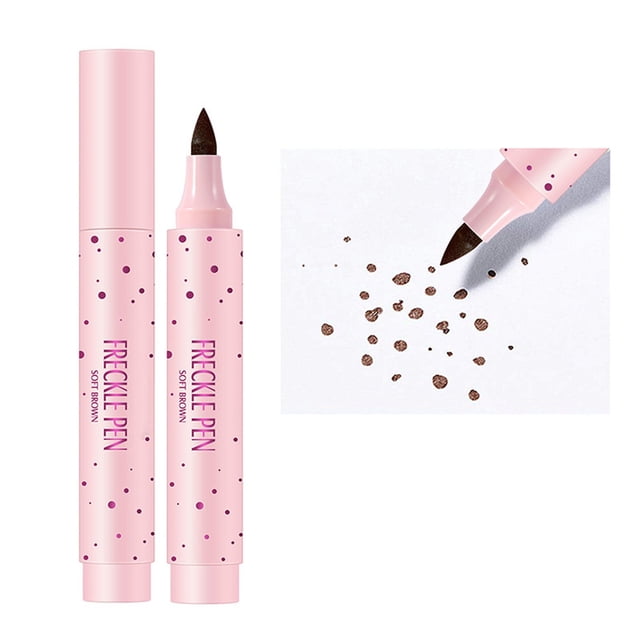 Natural Imitation Freckles Pen Color Developing Easy To Color No Makeup Freckles Pen 2.5Ml, Eyebrow White
