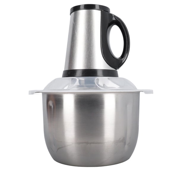 LAZIOEGR 5‑L Stainless Steel Food Processor – High‑Capacity Electric Chopper with 5 Blades for Meat, Veggies & Garlic