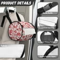 thumbnail image 6 of ZIATUBLE Strawberry Hanging Paper Towel Case Foldable Tissue Paper Dispenser Organizer Lightweight Camping Toilet Paper Holder Washable Paper Dust Cover Storage Bag Home Decor, 6 of 7