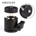 thumbnail image 3 of Ball Head, VBESTLIFE 360° Ballhead Stand Portable Black With Lock Solidly For Video For Most DSLR For Photography For Lamp, 3 of 8