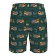 thumbnail image 6 of Kdxio Machine Pattern Mens Casual Shorts - Drawstring Summer Beach Sports Shorts for Men, 6 of 9