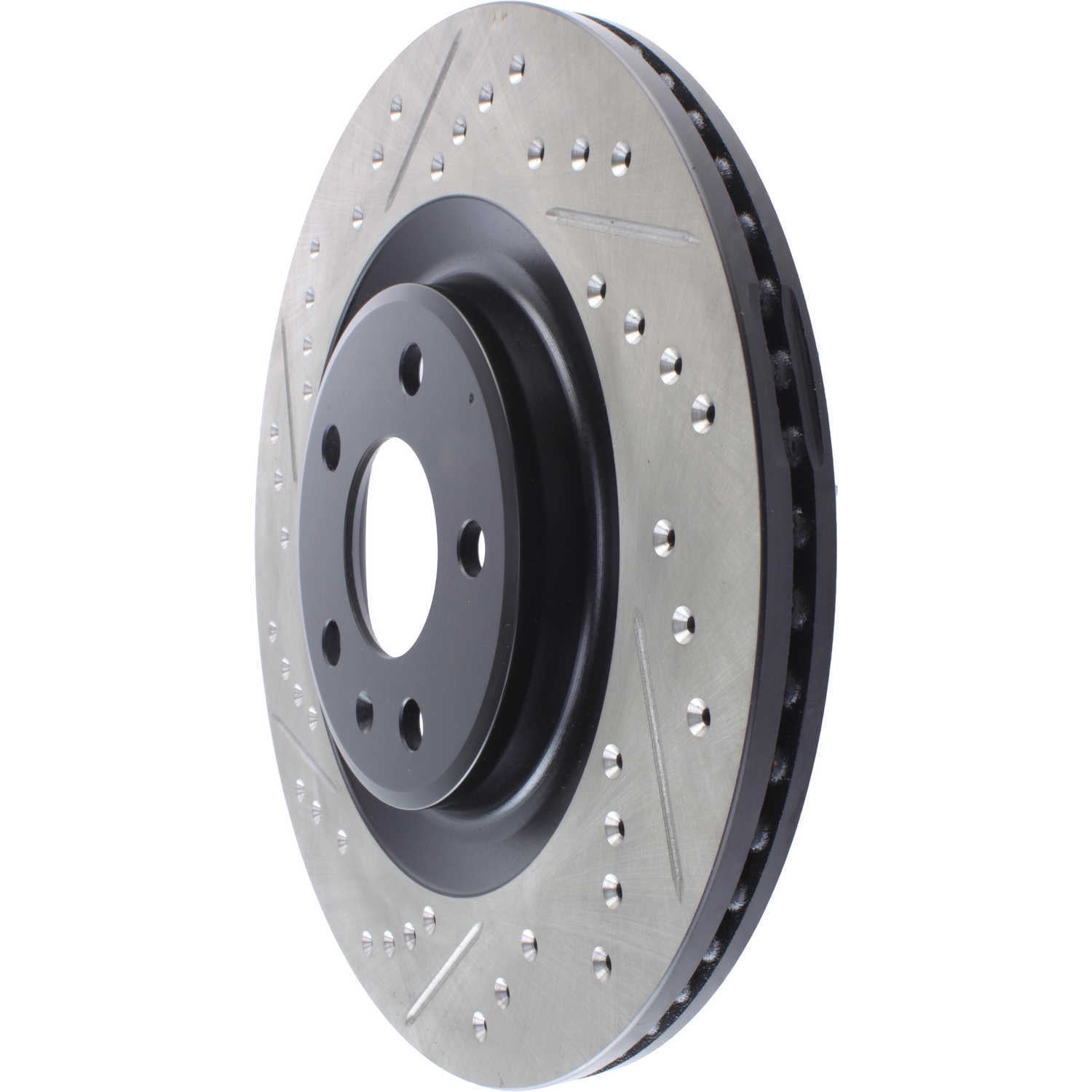 StopTech Slotted & Drilled Sport Brake Rotor Fits select: 2013-2021 AUDI Q5, 2017-2018 AUDI Q7